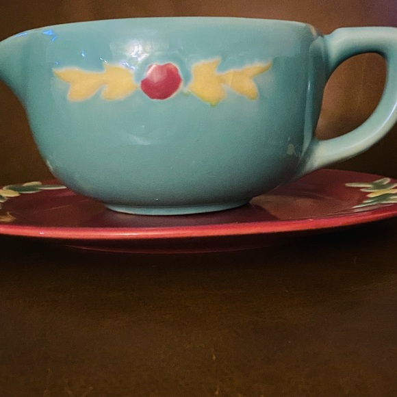 Coors rosebud plate and pouring dish - Picture 7 of 10